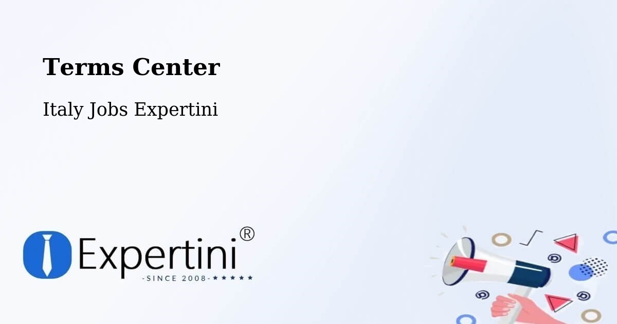 Terms of Service – Milan - Italy Jobs Expertini